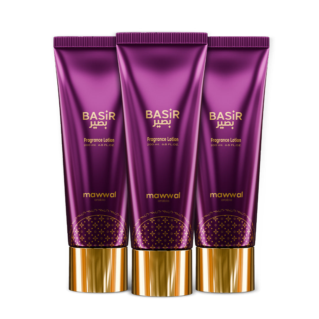 Kit 3 Cremes Hidratantes Mawwal Basir Feminino 200ml