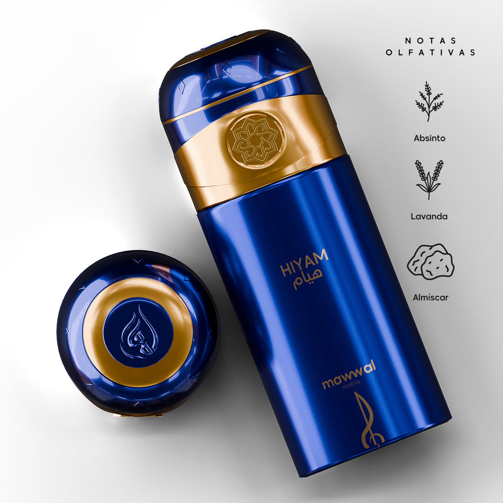 Kit Masculino Hiyam Mawwal Arábia – Perfume e Spray