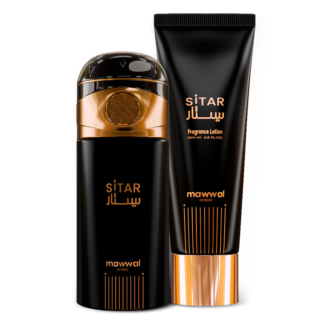 Kit Feminino Sitar Mawwal Arábia – Hidratante Corporal e Spray