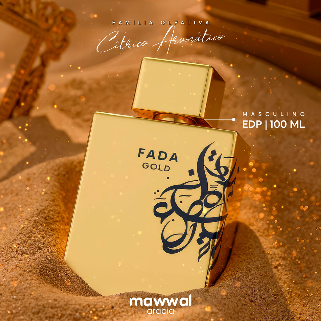 Perfume Mawwal Fada Gold Masculino 100ml Eau de Parfum