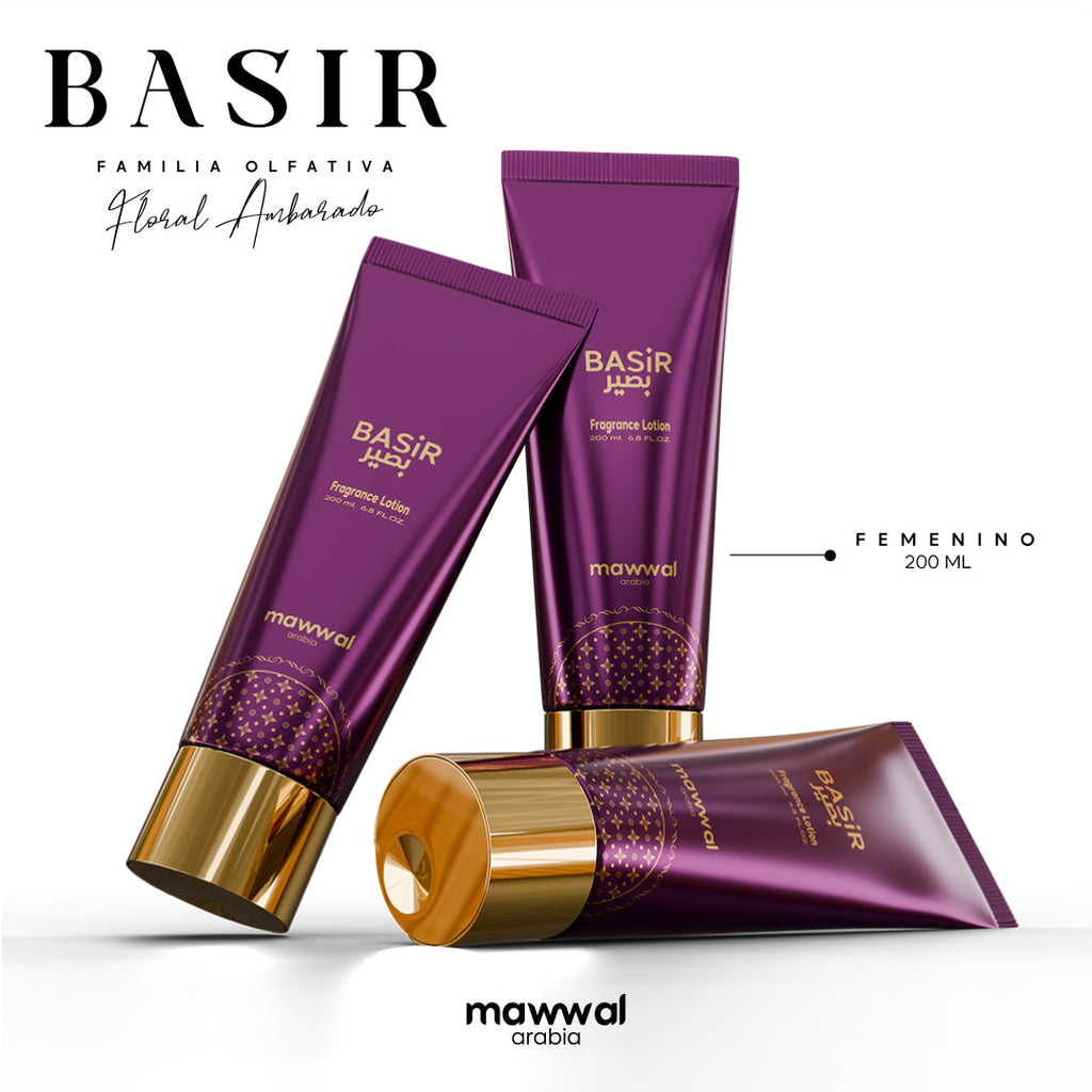 Kit 3 Cremes Hidratantes Mawwal Basir Feminino 200ml