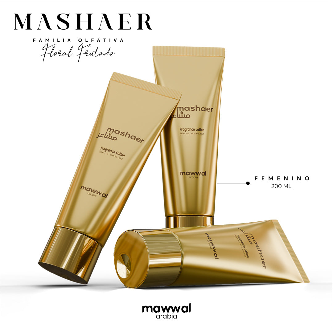 Kit 3 Cremes Hidratantes Mawwal Mashaer Feminino 200ml