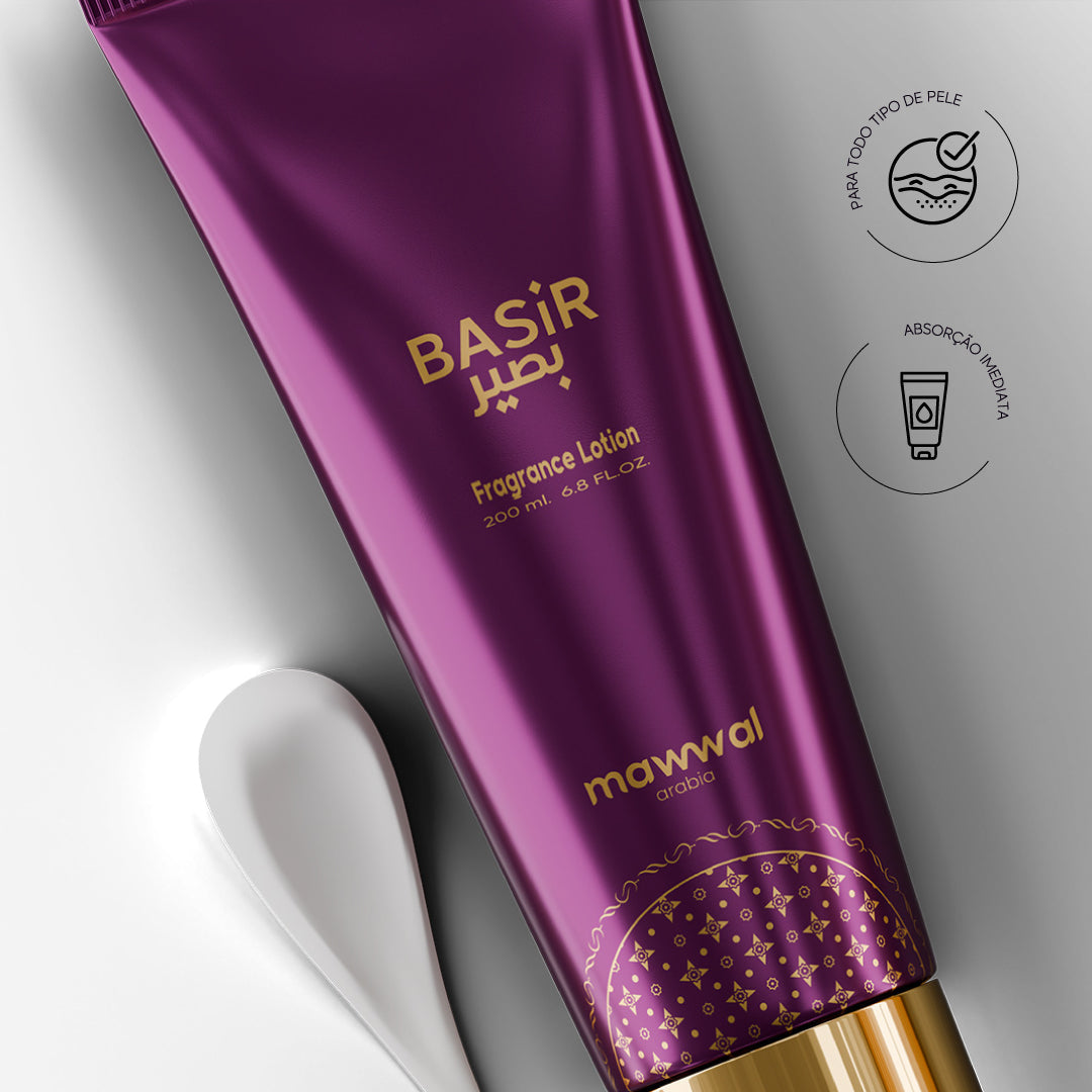 Kit 3 Cremes Hidratantes Mawwal Basir Feminino 200ml