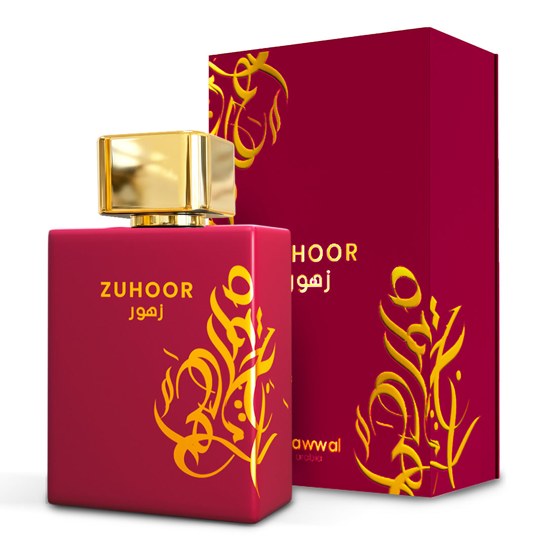 Kit Feminino Zuhoor Mawwal Arábia – Perfume e Hidratante Corporal