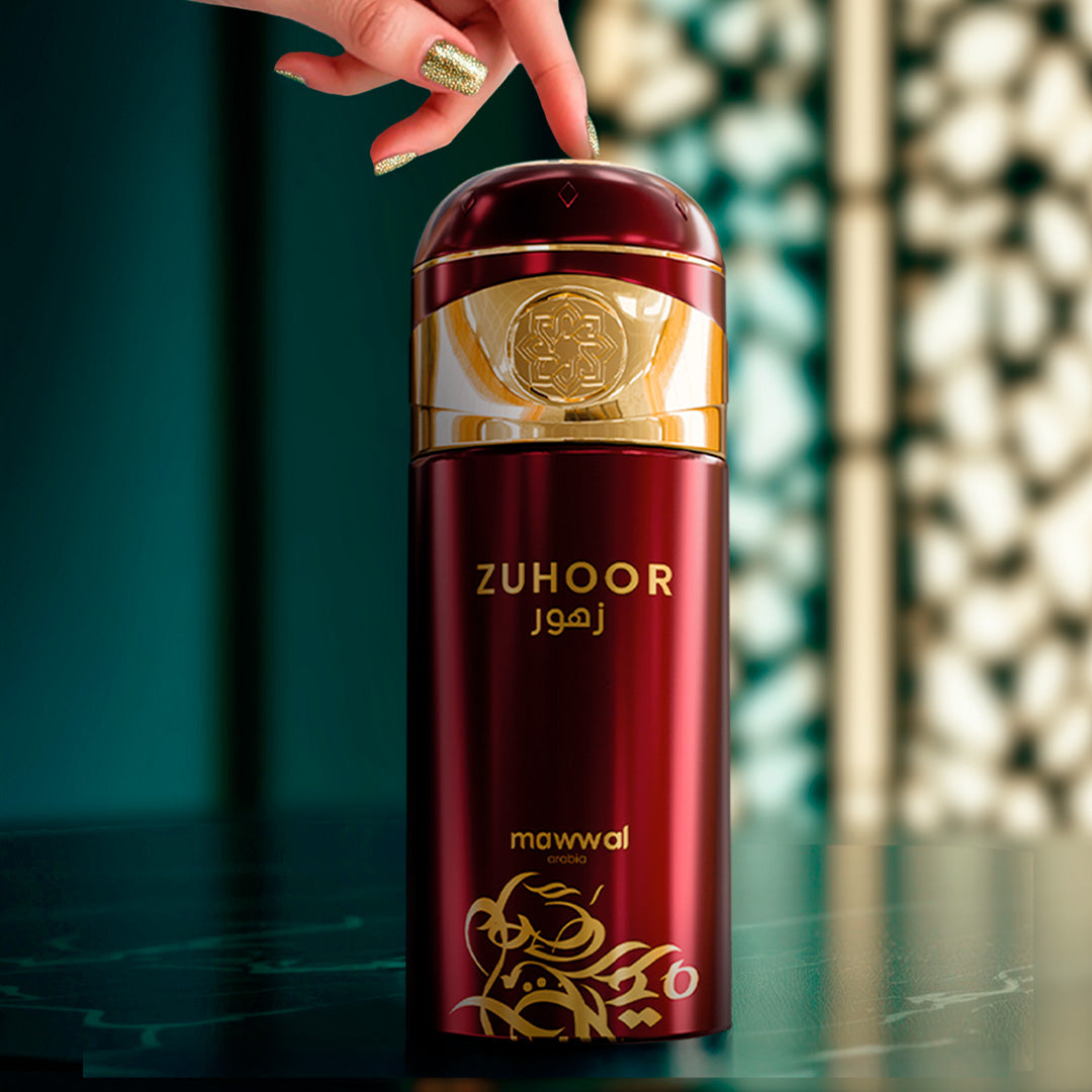 Kit 3 Perfumes Spray Mawwal Zuhoor Feminino 250ml